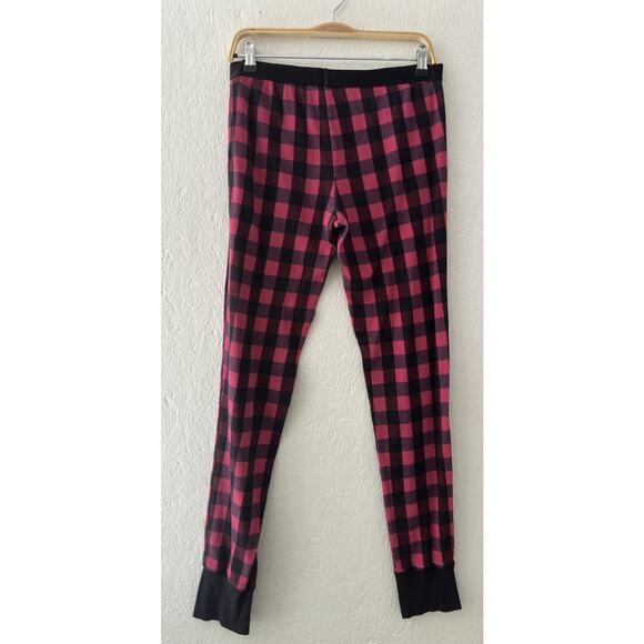 Women's Victoria's Secret Pink Plaid Thermal 2 Piece Pajama Sleep Set Med - Picture 16 of 16